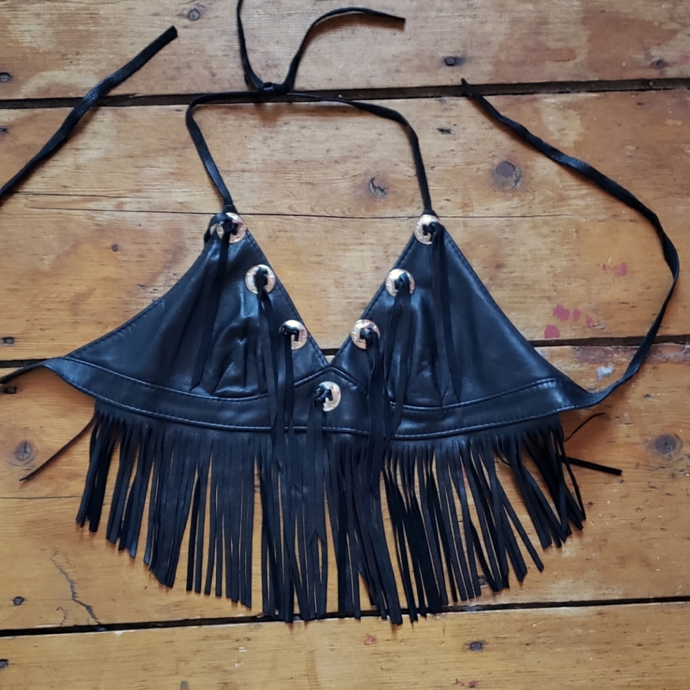 Leather Top